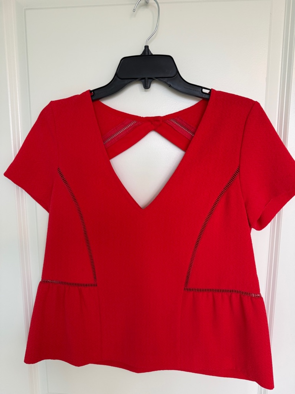 Womens Sezane Bright Red Top size 38